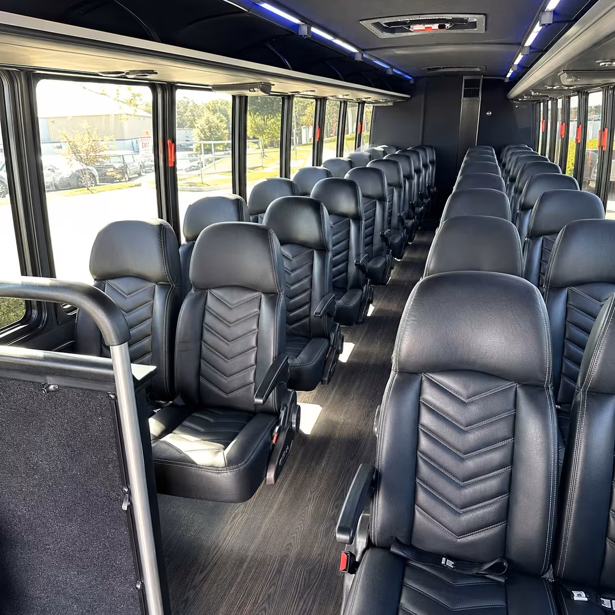 28 passenger minibus interior