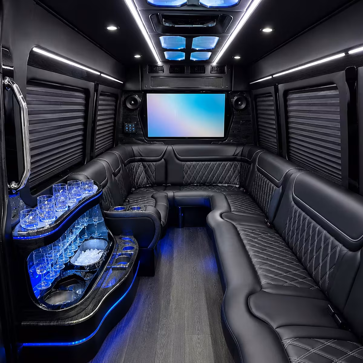 party bus interior
