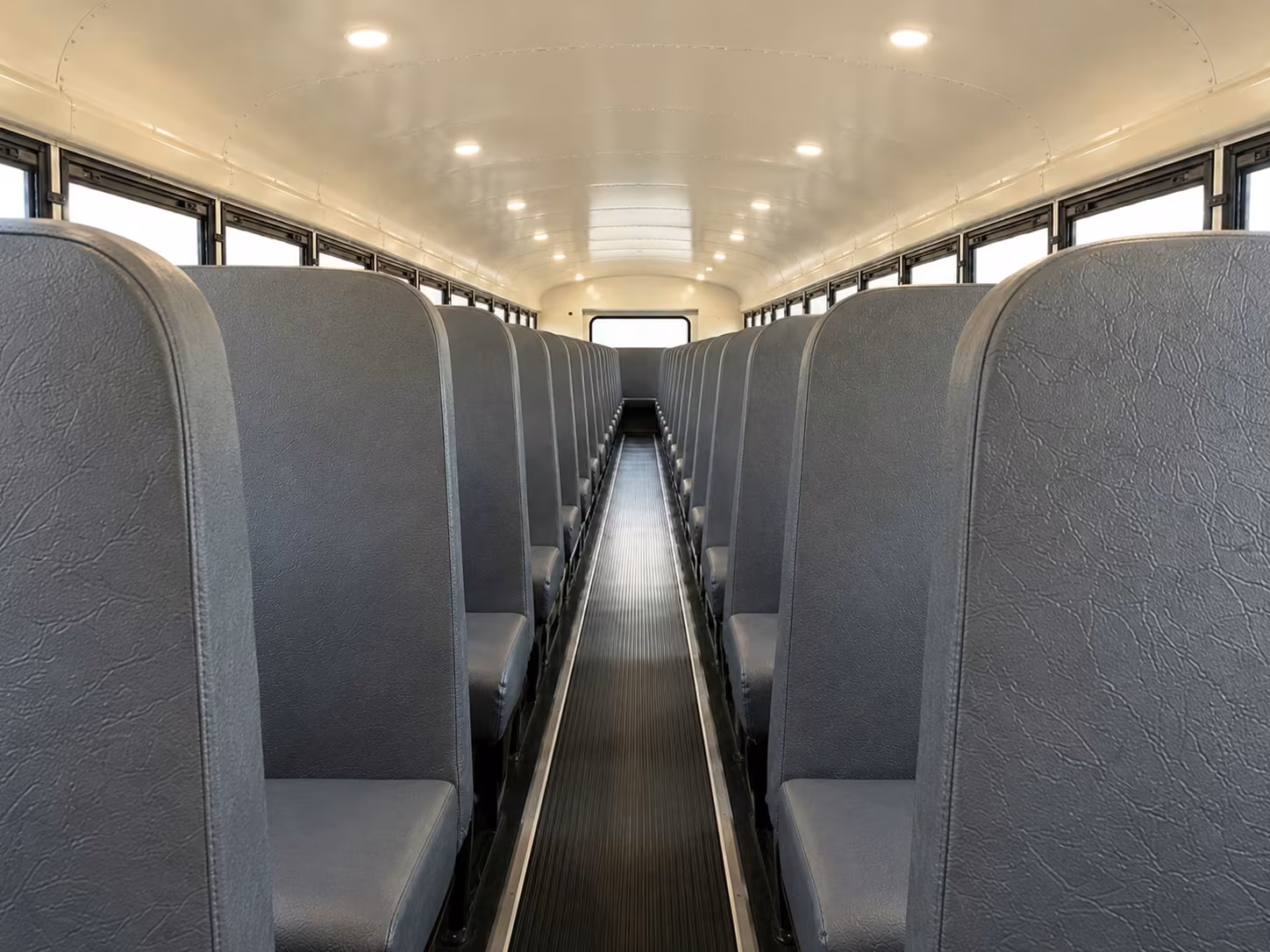 school bus inside