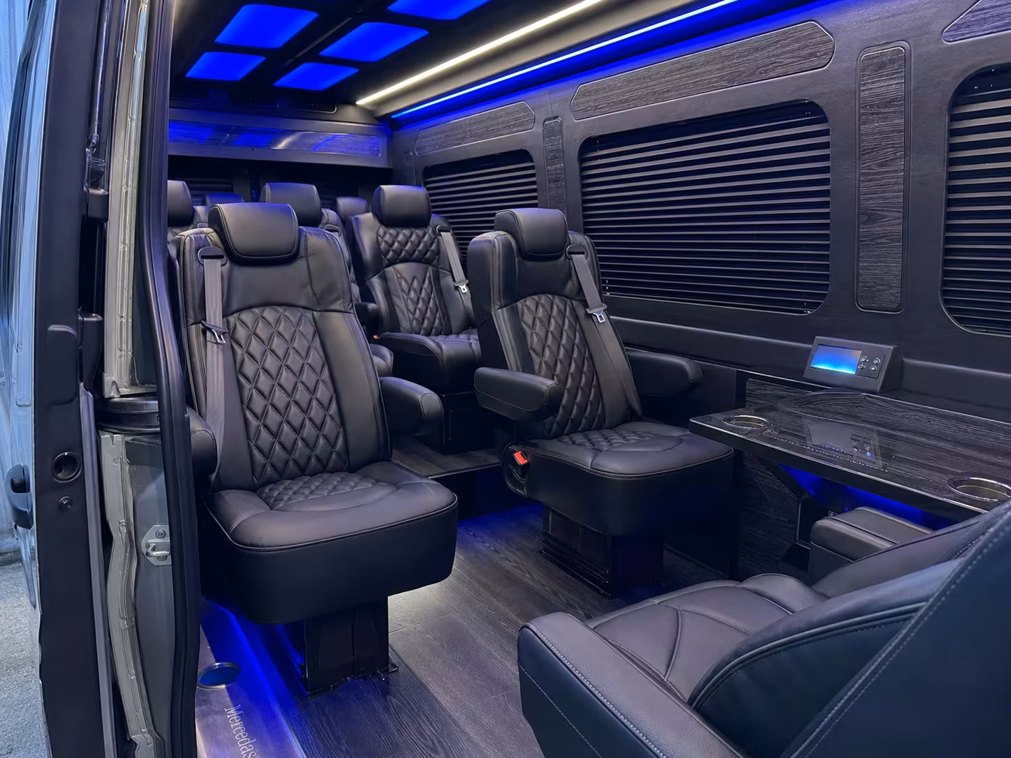 sprinter van transportation for groups and events across cary