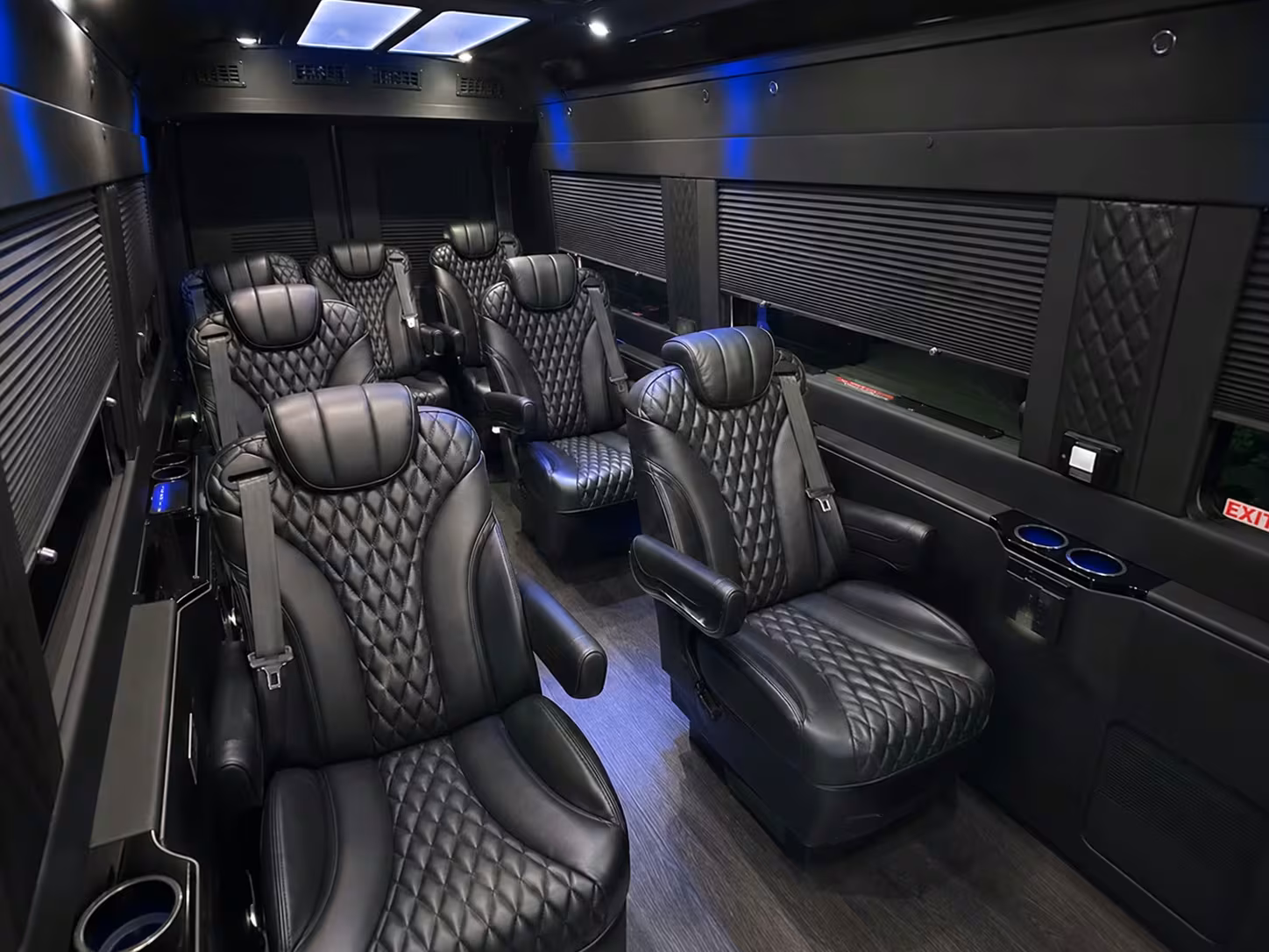 sprinter van with driver interior