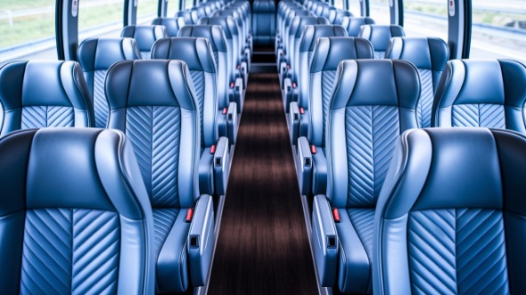 50 passenger charter bus interior cary