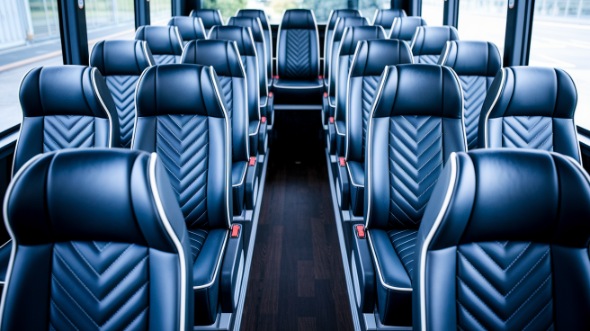 cary 20 passenger minibus inside
