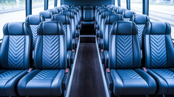 cary 25 passenger minibus inside