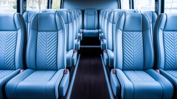 cary 28 passenger minibus inside