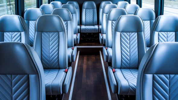 cary 30 passenger minibus inside