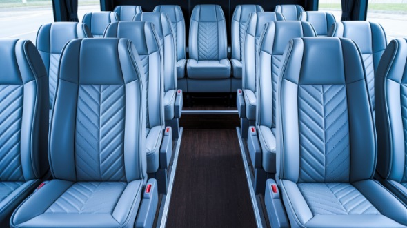cary 35 passenger minibus inside