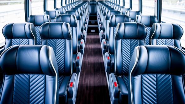 cary 54 passenger charter bus inside