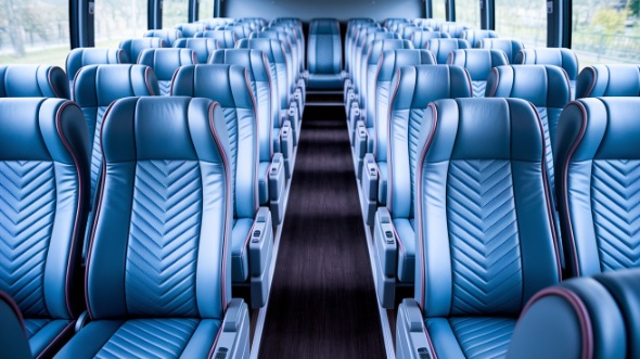 cary 55 passenger charter bus interior