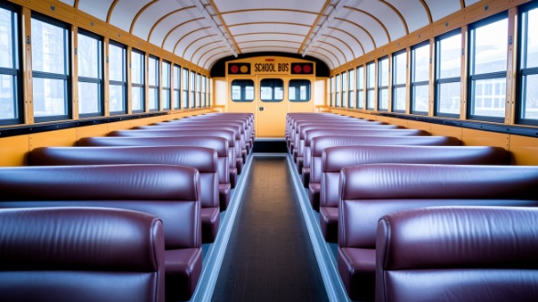 cary school bus rental inside