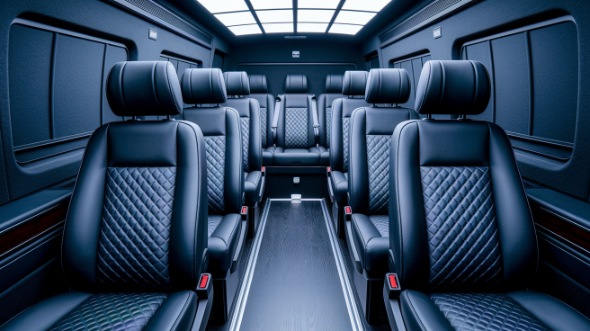 sprinter van with driver interior cary